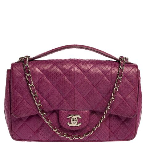 chanel purple flap bag|chanel flap bag price.